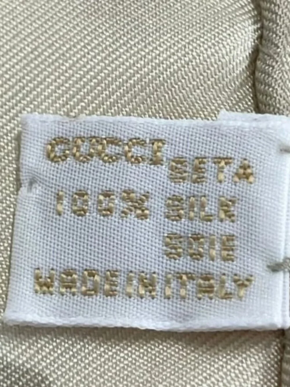 GUCCI White Multi Scarf